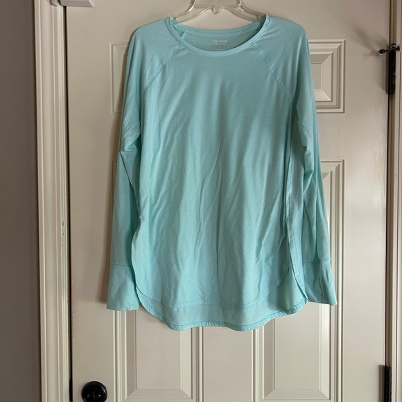 Tek Gear Mint Long Sleeve Relaxed Tee - Picture 1 of 3